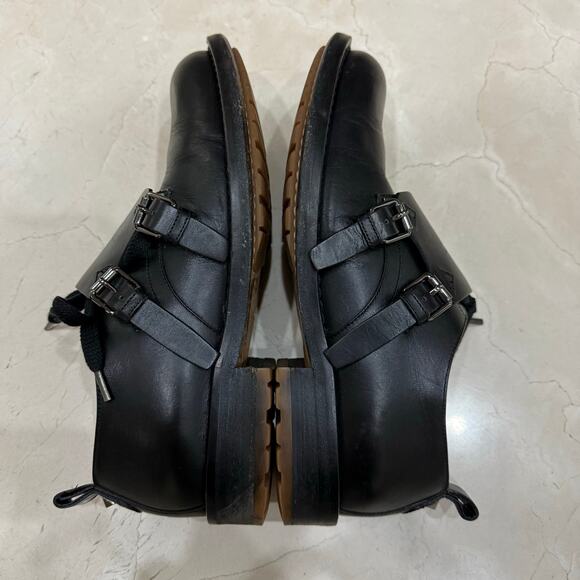 $1195 Value Black Valentino Garavani Double Monk Strap Shoes - Picture 6 of 11
